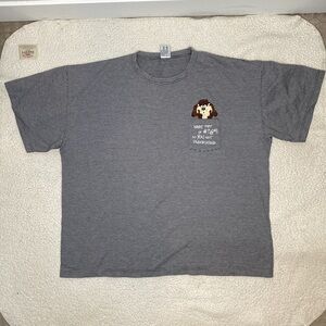 Vintage Warner Bros Tasmania Devil Striped Pocket Tee: Size XXL